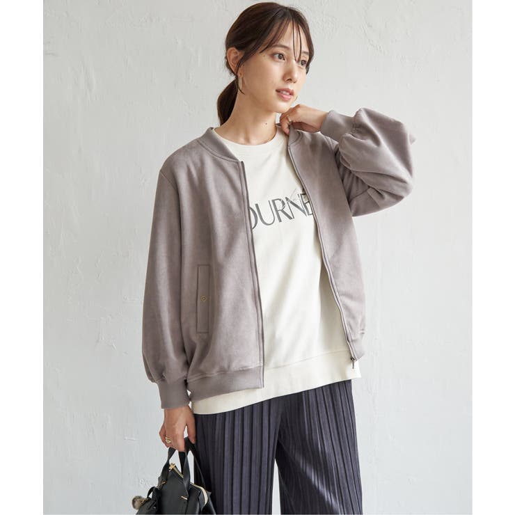 【雑誌InRed11月号掲載】フェイクスエードブルゾン | ikka  | 詳細画像12 