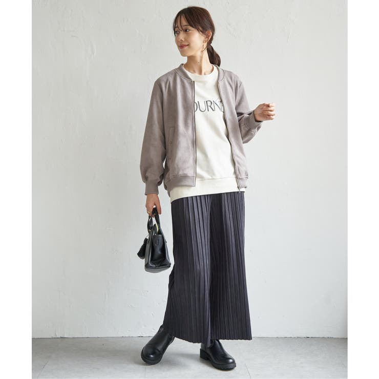 【雑誌InRed11月号掲載】フェイクスエードブルゾン | ikka  | 詳細画像14 