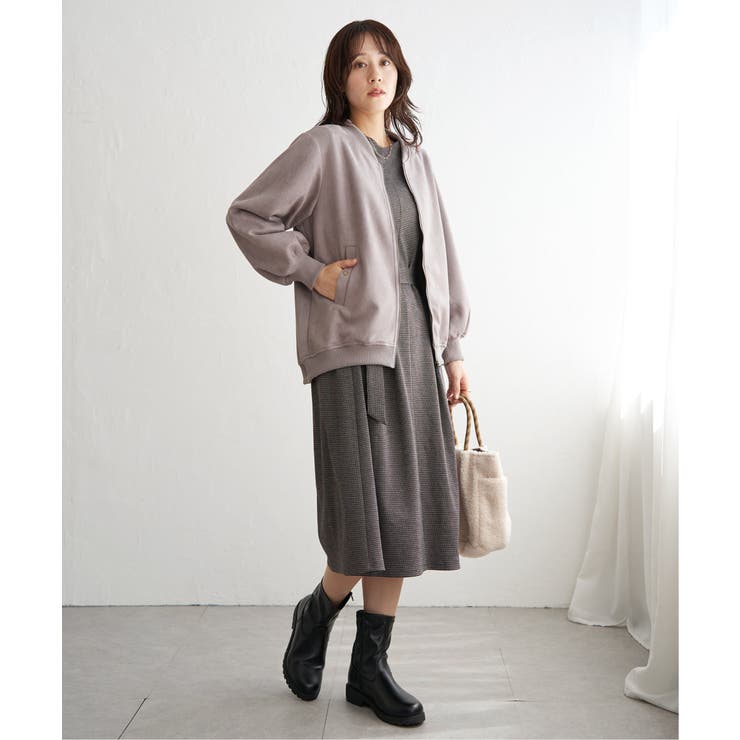 【雑誌InRed11月号掲載】フェイクスエードブルゾン | ikka  | 詳細画像18 