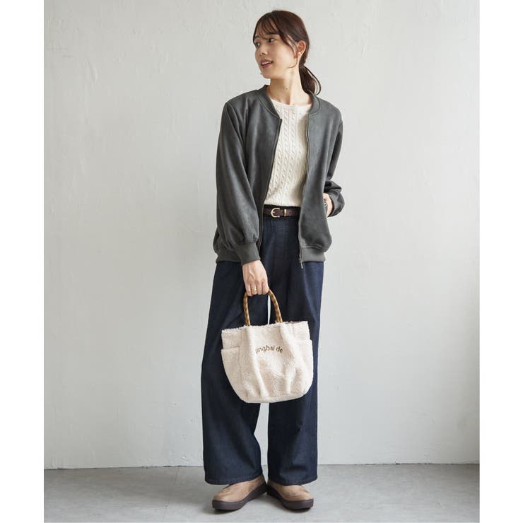 【雑誌InRed11月号掲載】フェイクスエードブルゾン | ikka  | 詳細画像22 