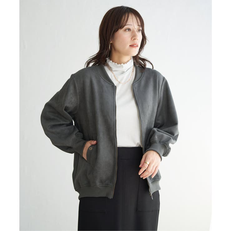 【雑誌InRed11月号掲載】フェイクスエードブルゾン | ikka  | 詳細画像23 