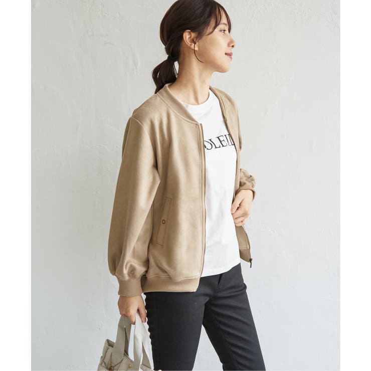 【雑誌InRed11月号掲載】フェイクスエードブルゾン | ikka  | 詳細画像24 