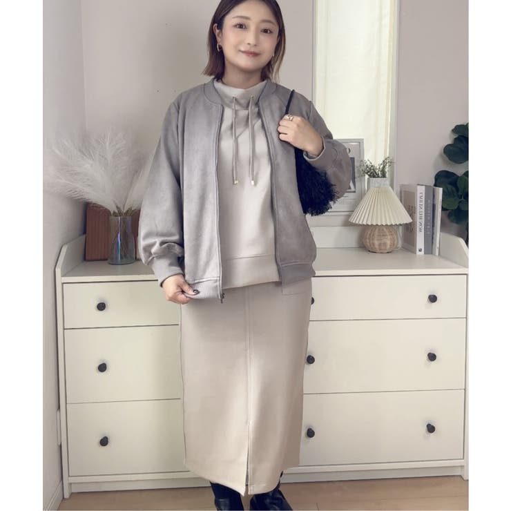 【雑誌InRed11月号掲載】フェイクスエードブルゾン | ikka  | 詳細画像6 