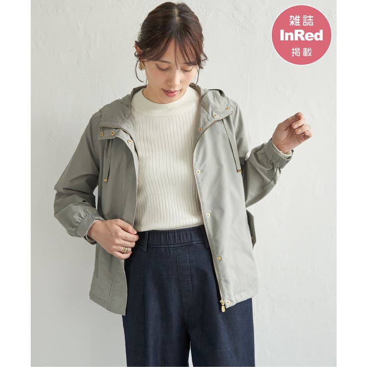 ライトグリーン | 【雑誌InRed11月号掲載】ピケライトマウンテンパーカ | ikka 