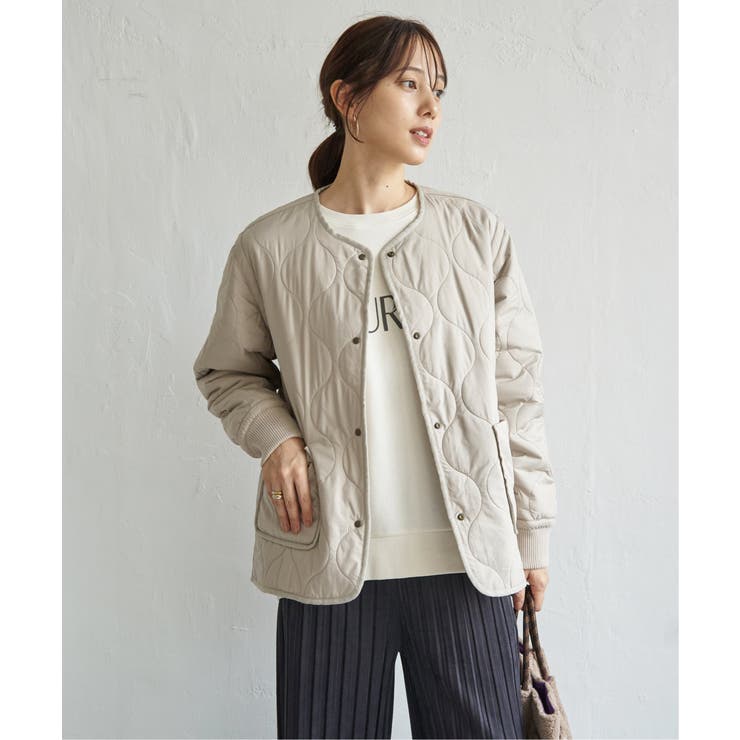 キルトファーリバーシブルブルゾン | ikka  | 詳細画像14 