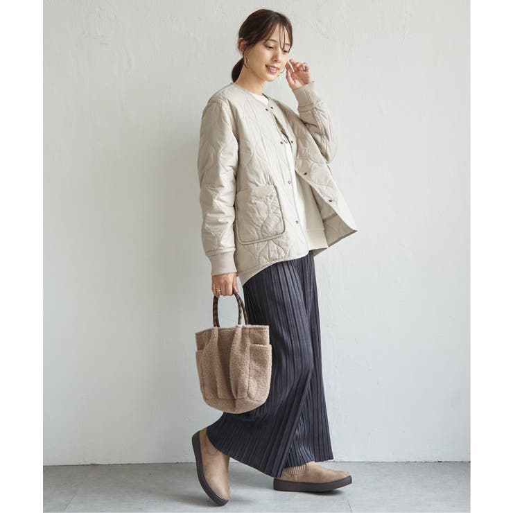 キルトファーリバーシブルブルゾン | ikka  | 詳細画像15 
