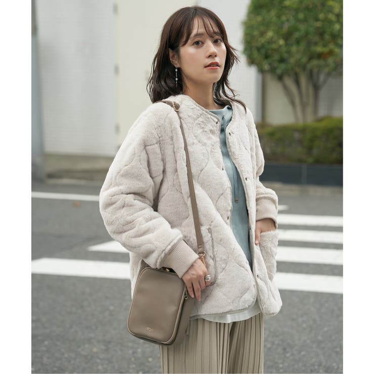 キルトファーリバーシブルブルゾン | ikka  | 詳細画像16 