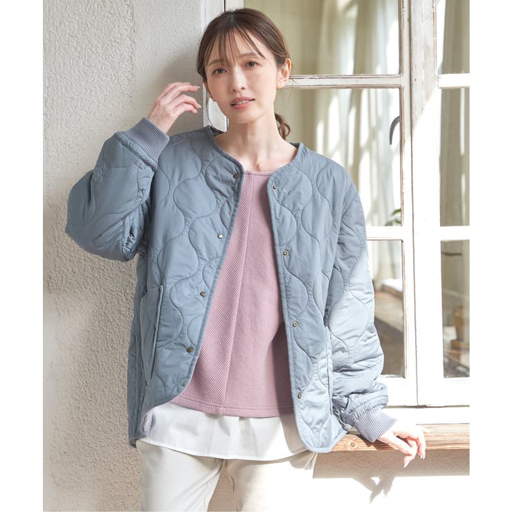 キルトファーリバーシブルブルゾン | ikka  | 詳細画像18 