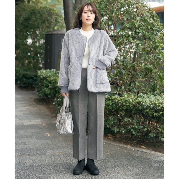 キルトファーリバーシブルブルゾン | ikka  | 詳細画像21 