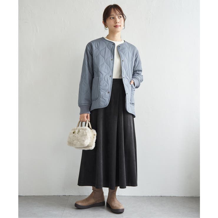 キルトファーリバーシブルブルゾン | ikka  | 詳細画像25 