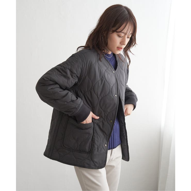 キルトファーリバーシブルブルゾン | ikka  | 詳細画像30 