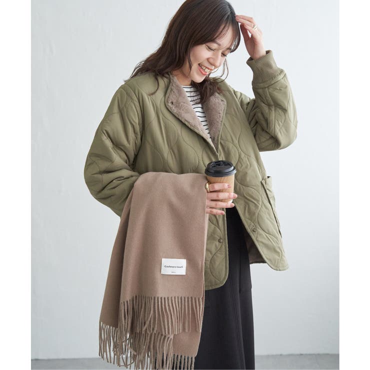 キルトファーリバーシブルブルゾン | ikka  | 詳細画像31 