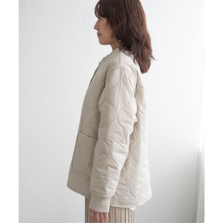 キルトファーリバーシブルブルゾン | ikka  | 詳細画像34 