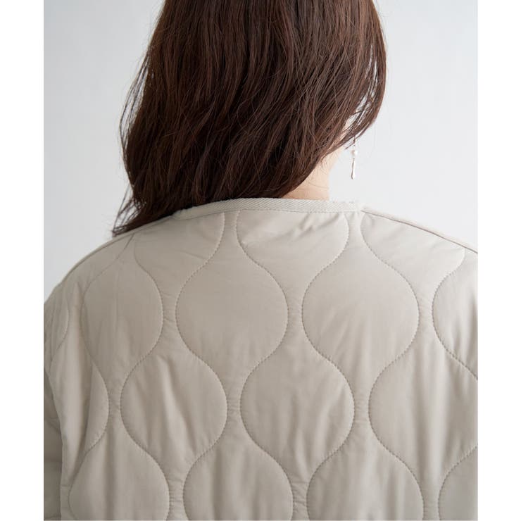 キルトファーリバーシブルブルゾン | ikka  | 詳細画像37 