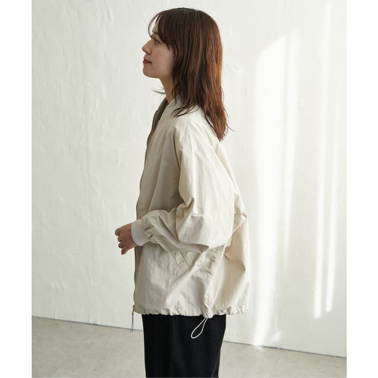 ミドル丈リブブルゾン | ikka  | 詳細画像9 