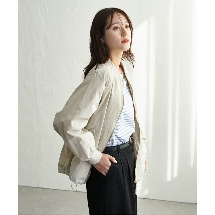 ミドル丈リブブルゾン | ikka  | 詳細画像11 