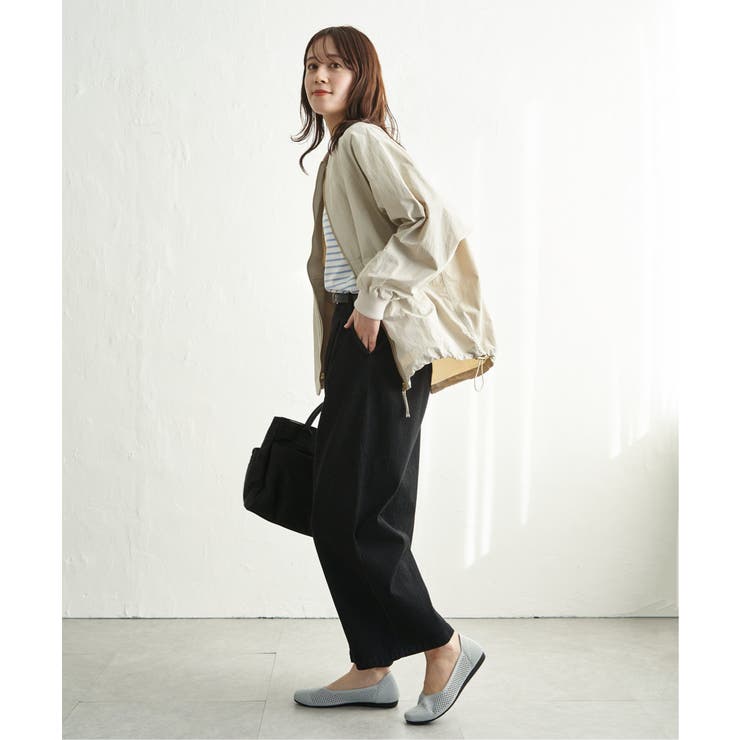 ミドル丈リブブルゾン | ikka  | 詳細画像13 