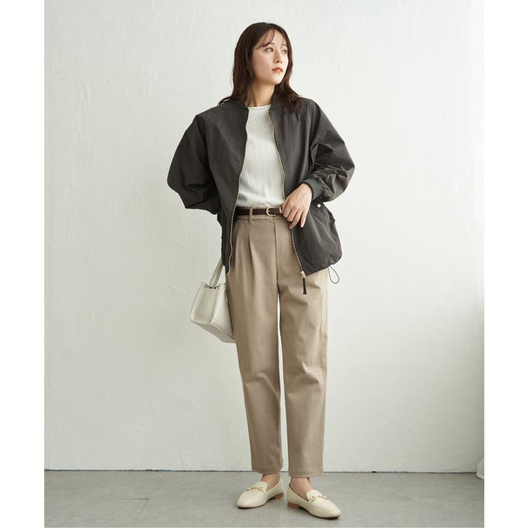 ミドル丈リブブルゾン | ikka  | 詳細画像19 