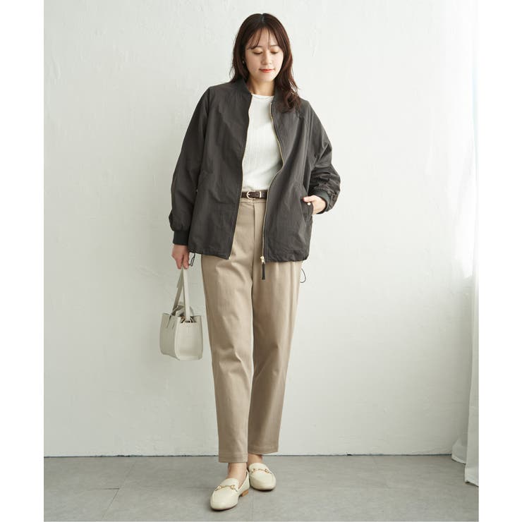 ミドル丈リブブルゾン | ikka  | 詳細画像20 