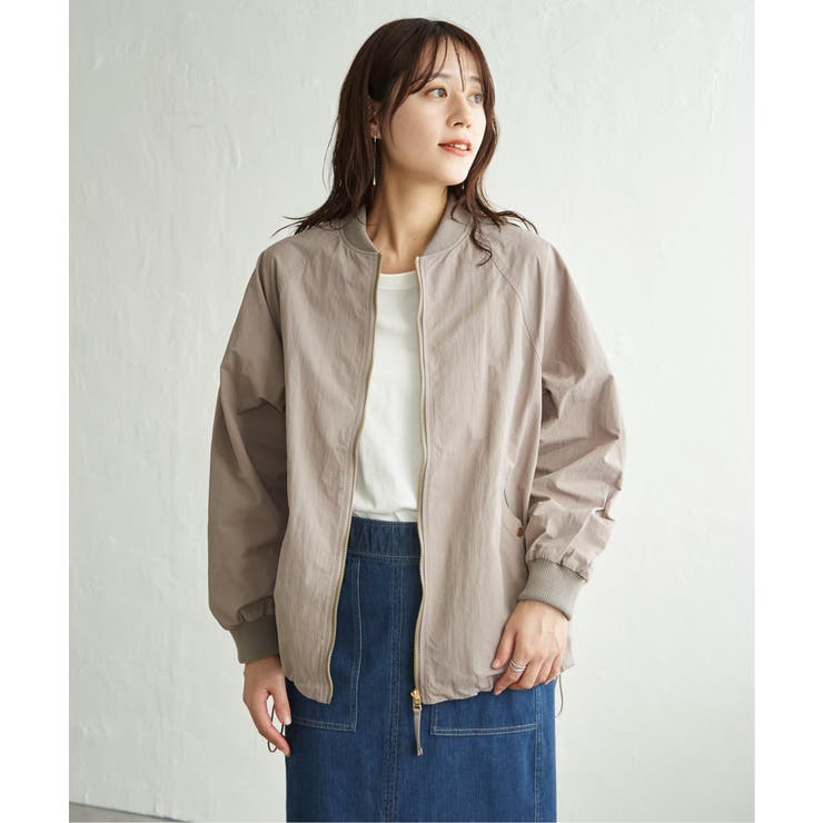 ミドル丈リブブルゾン | ikka  | 詳細画像21 