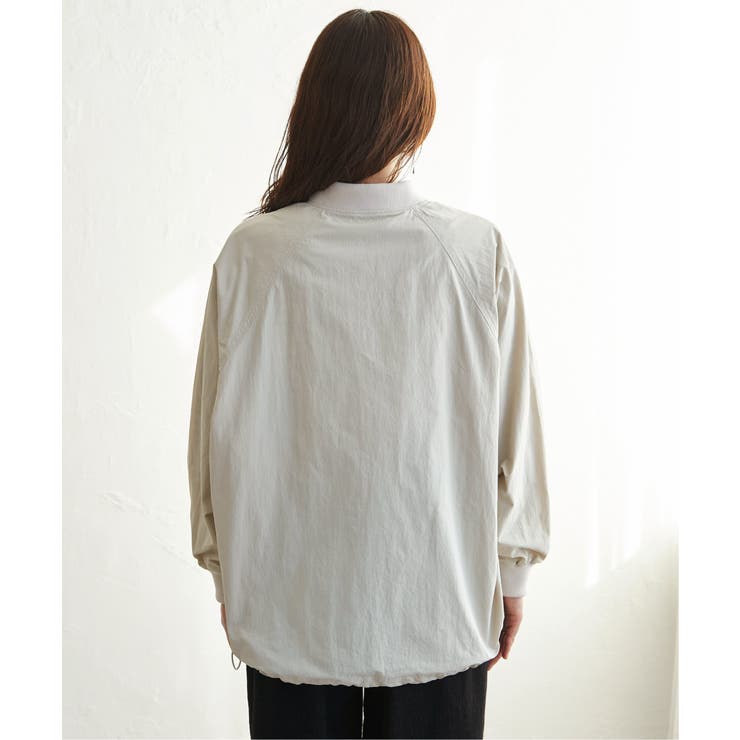 ミドル丈リブブルゾン | ikka  | 詳細画像25 