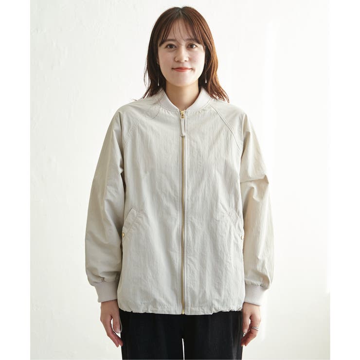 ミドル丈リブブルゾン | ikka  | 詳細画像26 