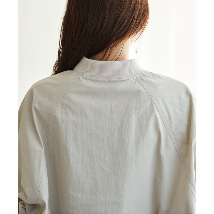 ミドル丈リブブルゾン | ikka  | 詳細画像31 