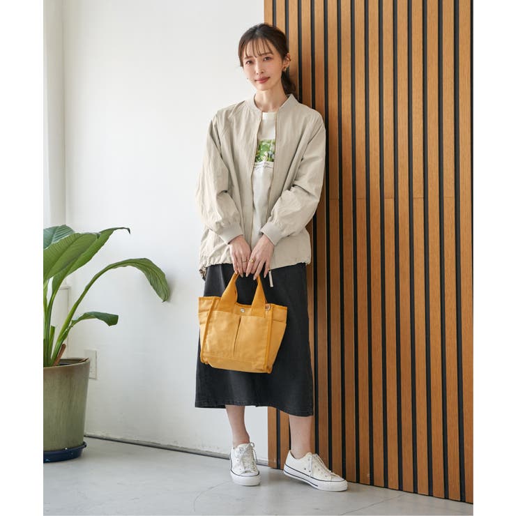 ミドル丈リブブルゾン | ikka  | 詳細画像5 