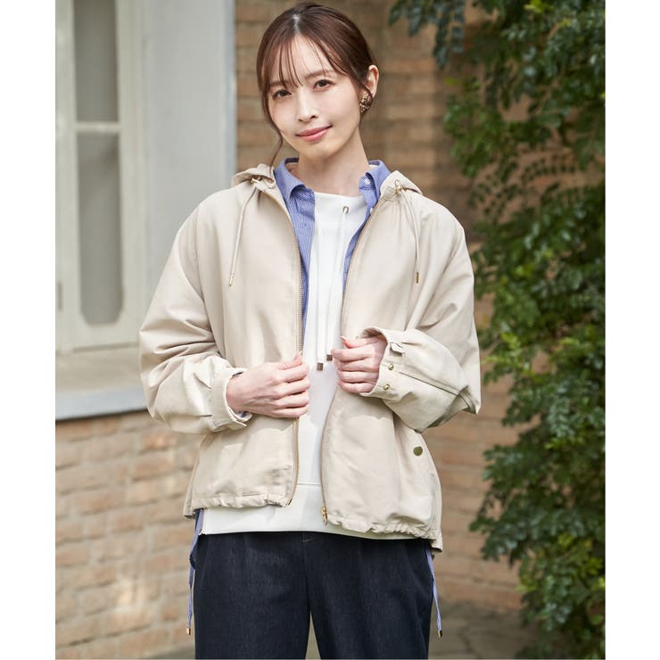 撥水花粉リリース2WAYマウンテンパーカー【親子コーデ】 | ikka  | 詳細画像6 