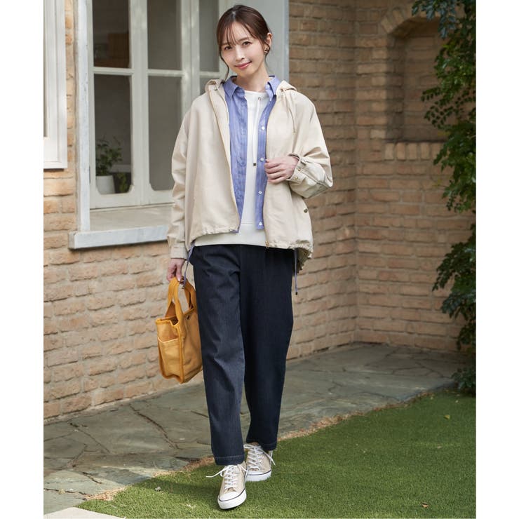 撥水花粉リリース2WAYマウンテンパーカー【親子コーデ】 | ikka  | 詳細画像7 