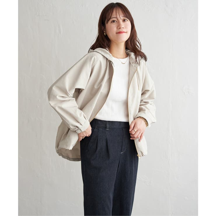 撥水花粉リリース2WAYマウンテンパーカー【親子コーデ】 | ikka  | 詳細画像11 