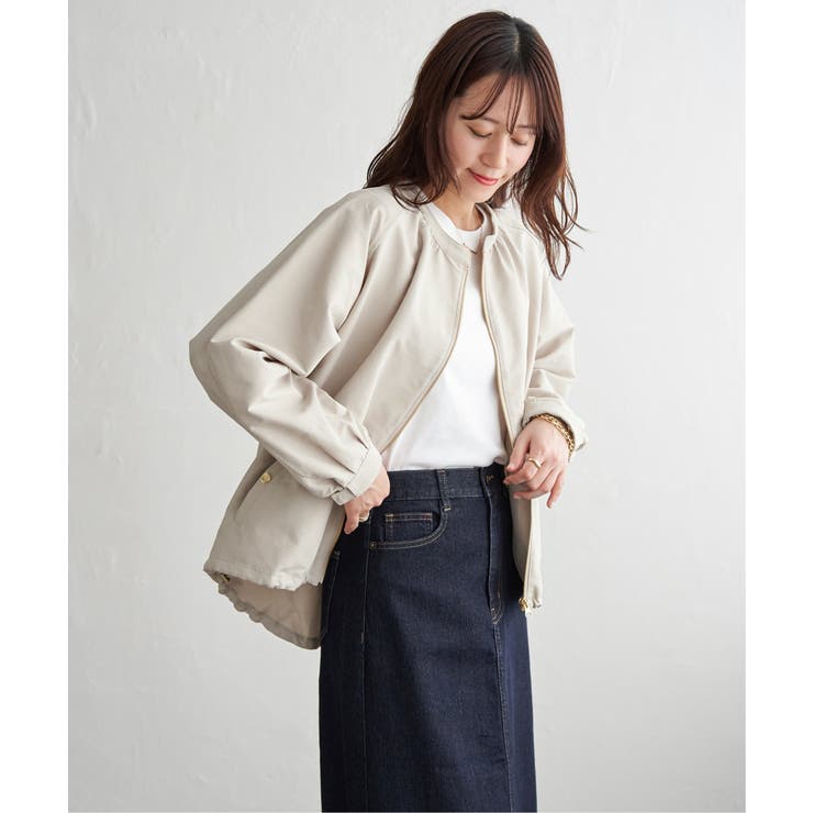 撥水花粉リリース2WAYマウンテンパーカー【親子コーデ】 | ikka  | 詳細画像14 