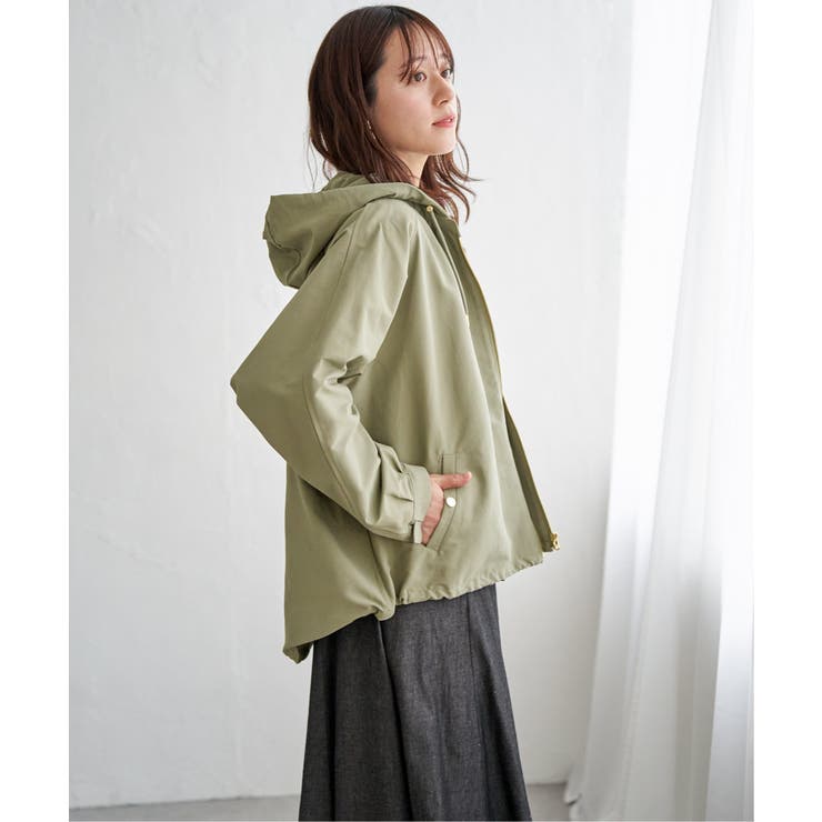 撥水花粉リリース2WAYマウンテンパーカー【親子コーデ】 | ikka  | 詳細画像16 