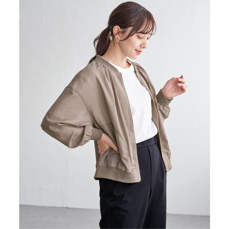 コーヒー | シアーリブブルゾン | ikka 