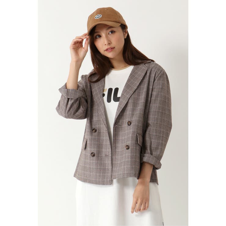 チェックジャケット[品番：IKAW0005724]｜ikka （イッカ）のレディース