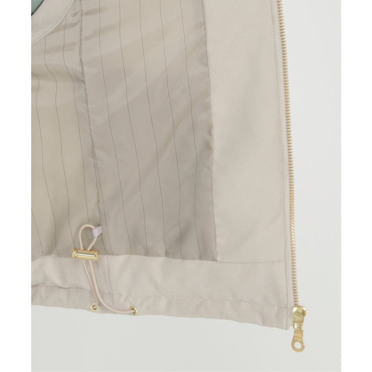 細コールフェイクダウンベスト | ikka  | 詳細画像11 