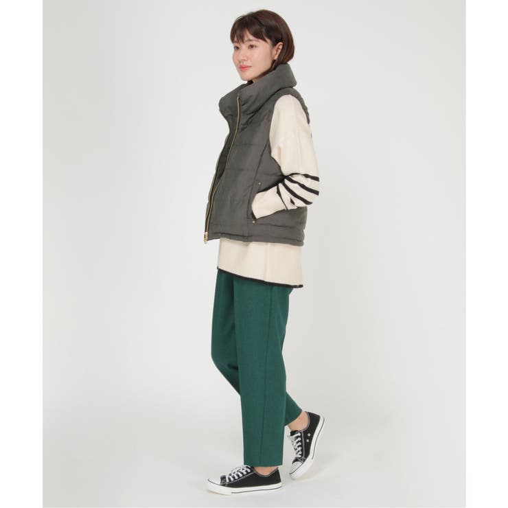 細コールフェイクダウンベスト | ikka  | 詳細画像21 