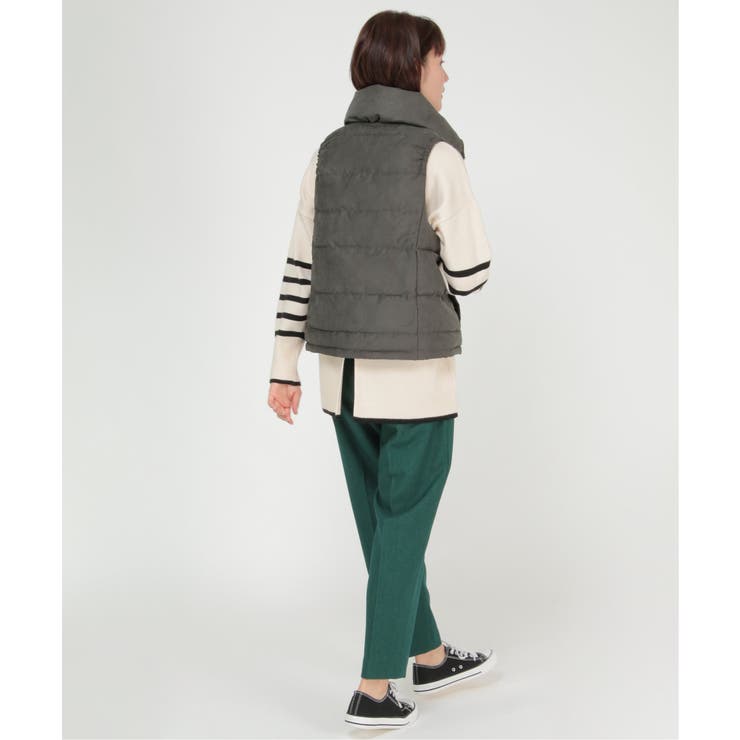 細コールフェイクダウンベスト | ikka  | 詳細画像22 