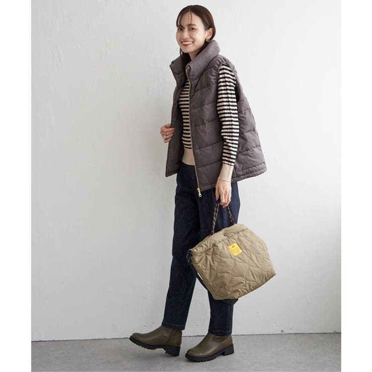 細コールボリューム襟ベスト | ikka  | 詳細画像16 