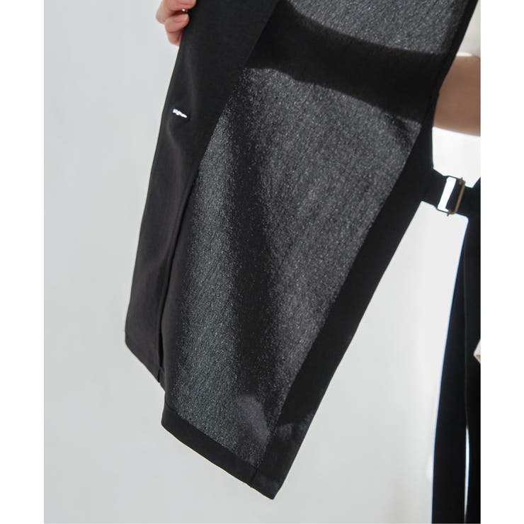 ノーカラーサイドスリットジレ | ikka  | 詳細画像23 