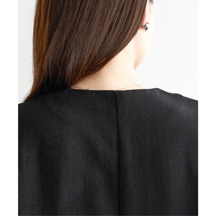 ノーカラーサイドスリットジレ | ikka  | 詳細画像24 