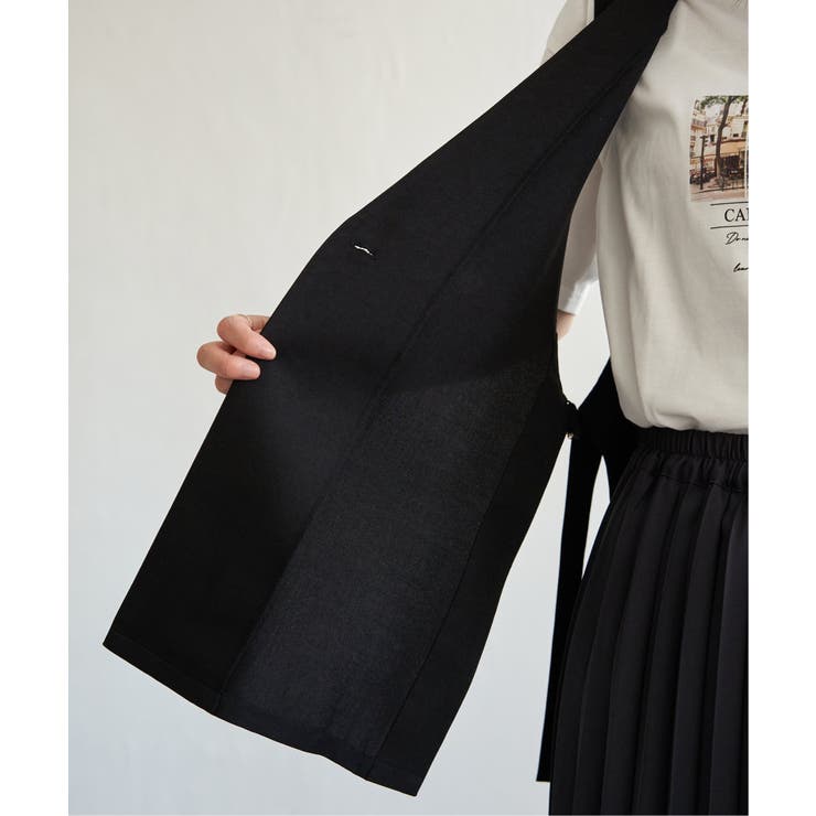 ドライタッチサイドスリットジレ | ikka  | 詳細画像31 