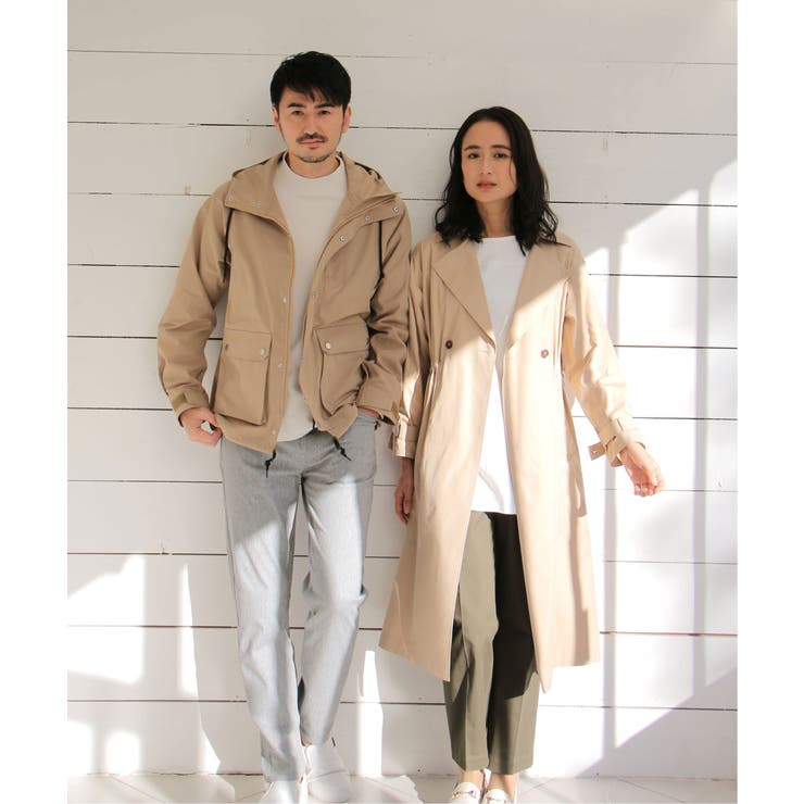 オーガニックコットンゆるトレンチコート[品番：IKAW0011753]｜ikka 
