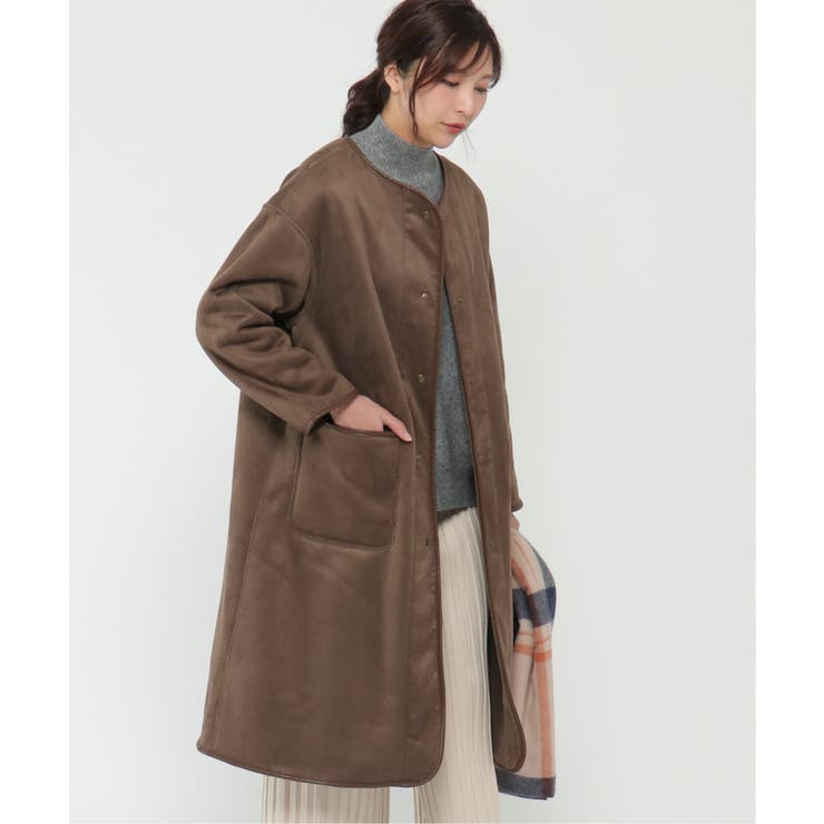 リバーシブルムートンコート[品番：IKAW0013602]｜ikka （イッカ）の