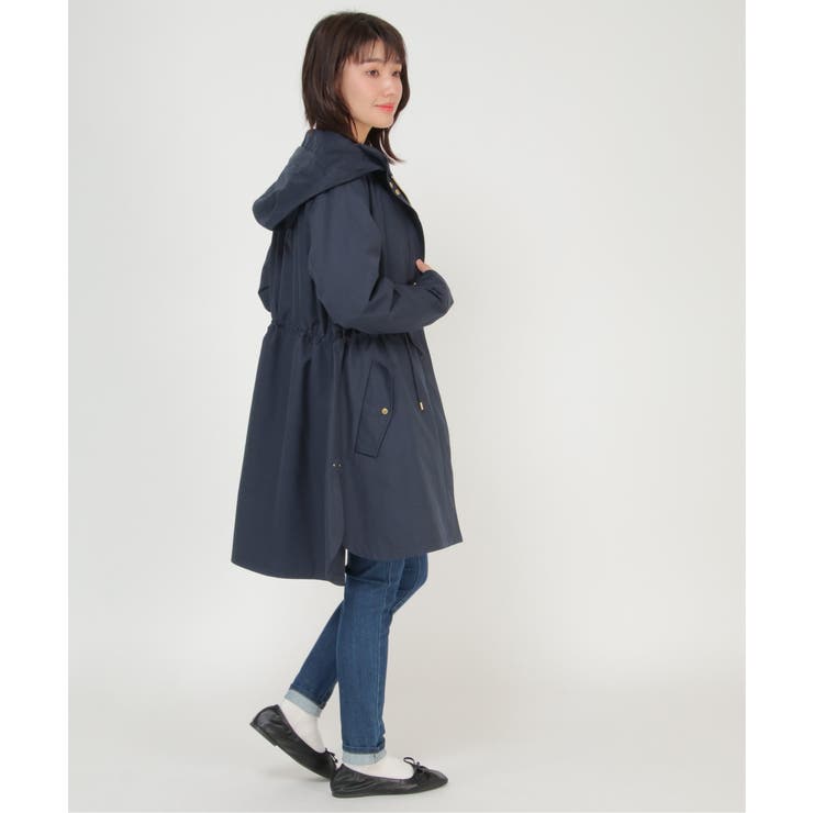 Aラインフード付きモッズコート[品番：IKAW0015382]｜ikka