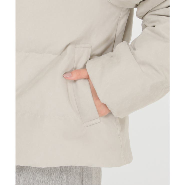 細コールボリューム襟ダウンジャケット | ikka  | 詳細画像8 