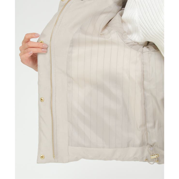 細コールボリューム襟ダウンジャケット | ikka  | 詳細画像12 