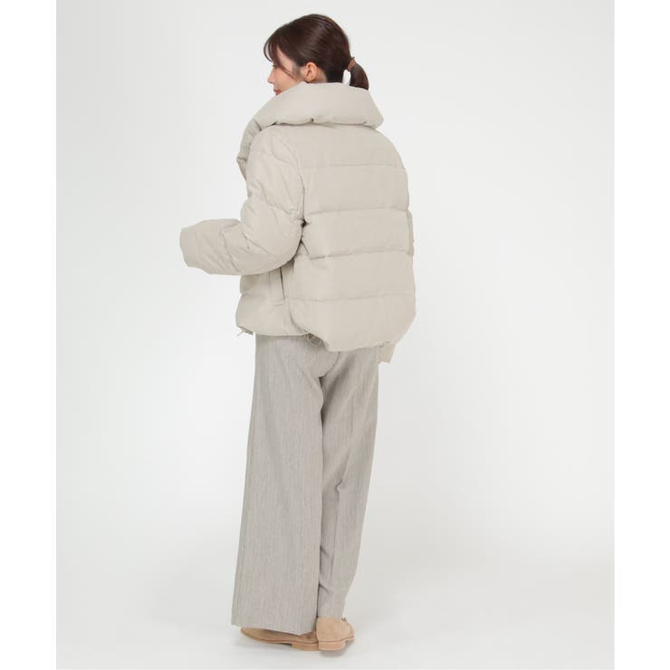 細コールボリューム襟ダウンジャケット | ikka  | 詳細画像18 