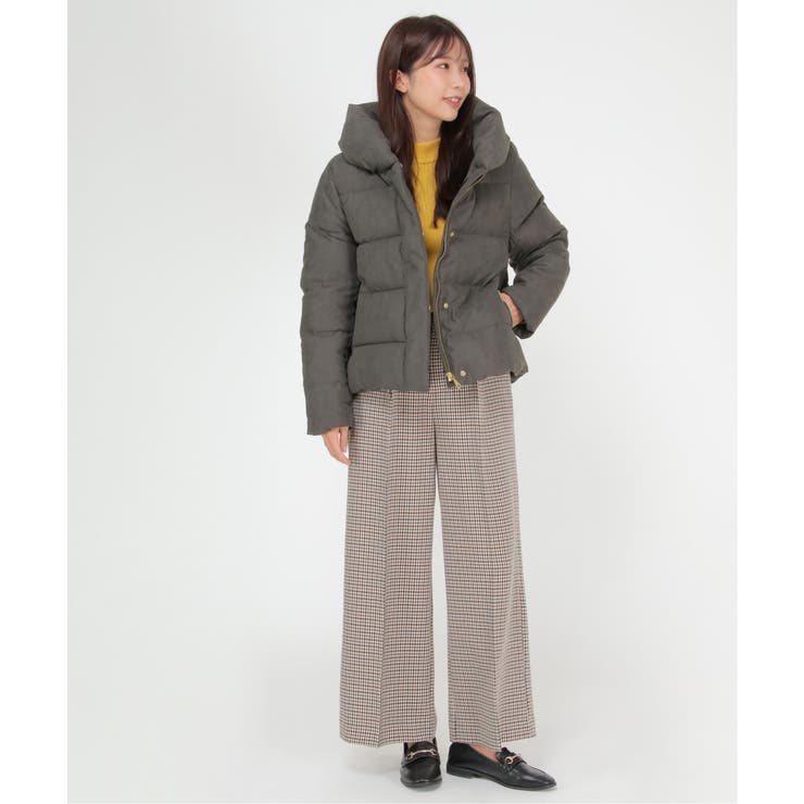 細コールボリューム襟ダウンジャケット | ikka  | 詳細画像20 