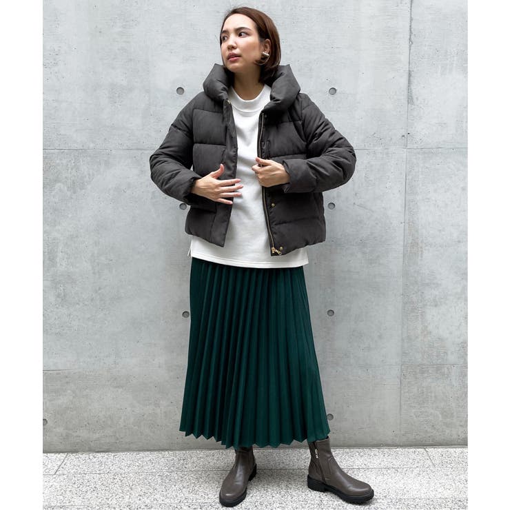 細コールボリューム襟ダウンジャケット | ikka  | 詳細画像28 